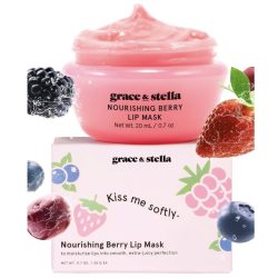 Grace & Stella Award Winning Lip Plumper Nourishing Berry Lip Mask